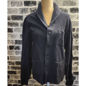 J. Crew Men's Button down Wool Blend Button Up Cardigan Grandpa Medium